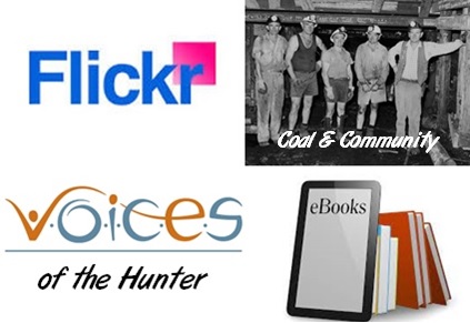 Links to Flickr, the Coal & Community, Voices of the Hunter and our e-books sites